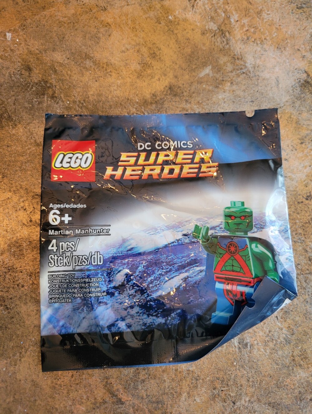 Lego DC Comics Super Heroes Martian Manhunter Minifigure. 6+. New In Package